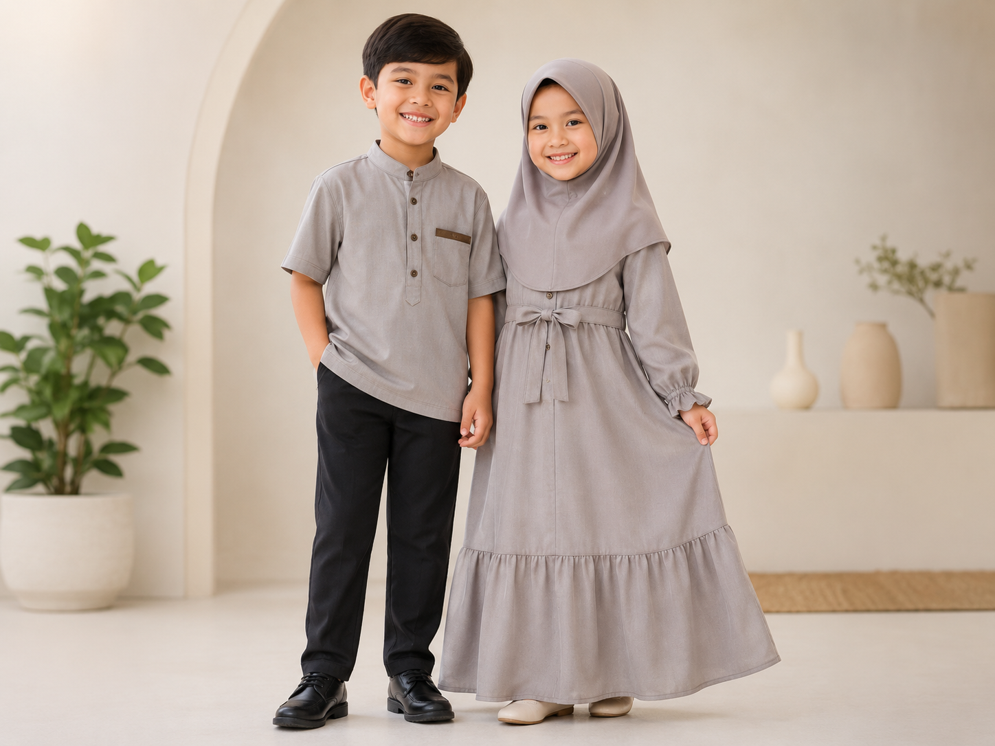 Setelan koko dan gamis anak muslim grosir baju anak muslim